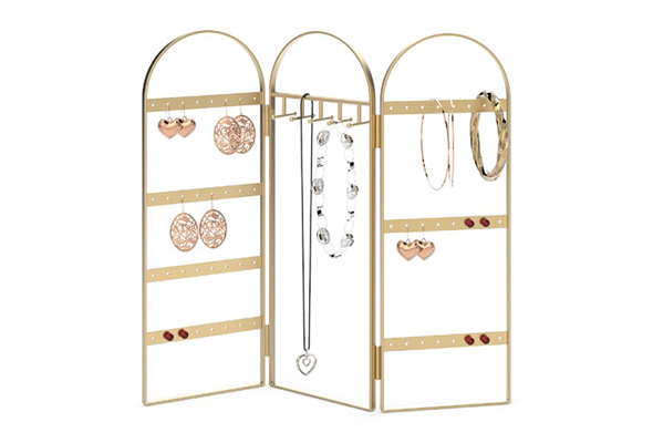 Folding Metal Jewellery Holder