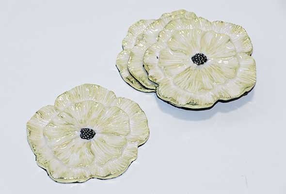 Creating a new trend of colorful dining tables: the exquisite charm of kitchen flower coasters