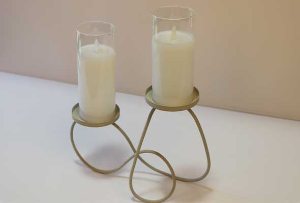 Nordic Romantic Line Candlestick