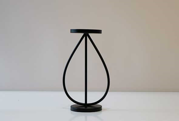 Black Line Wrought Iron Candlestick5