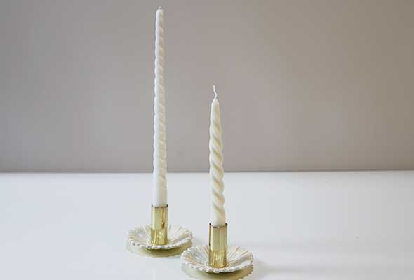 Golden Chrysanthemum Candle Holder2