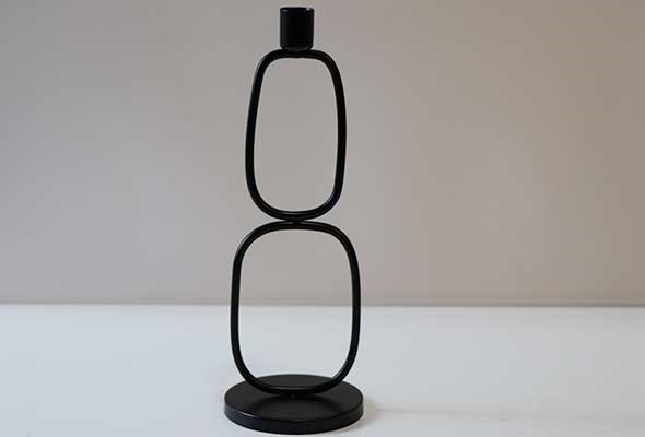 Black Line Wrought Iron Candlestick4